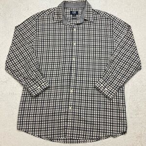 CUTTER & BUCK Men’s Plaid Egyptian Cotton Long Sleeve Button Down Shirt | Medium